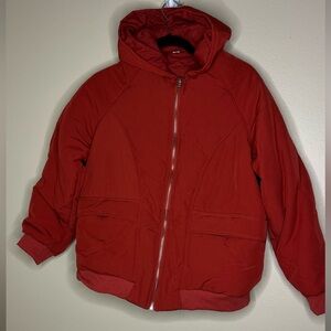 Orange Fashion Apparel Zip up Jacket